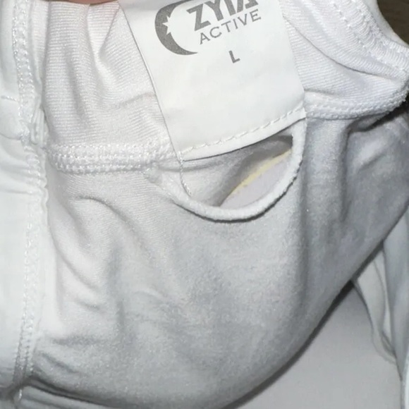 Ziya Active White Unicorn Luxe 7/8 Leggings Set Pants Size 6-8 Bra Size Large - Picture 8 of 16